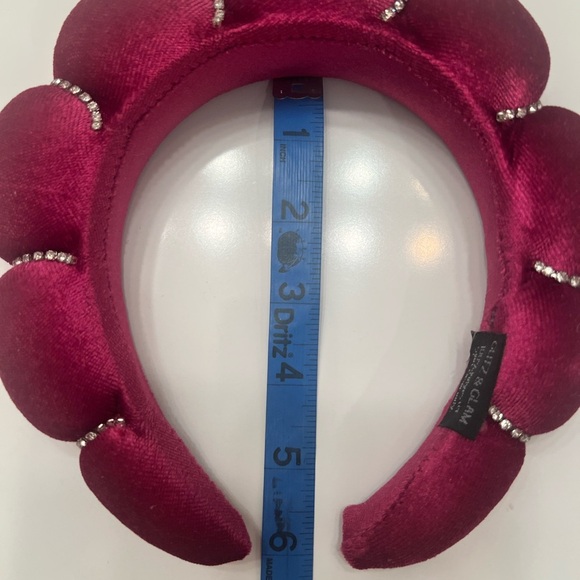 Hot Pink Spa Headband with rhinestones NWOT Self Care, Never Worn - Picture 2 of 6